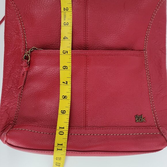 ❤️ The Sak Red Leather Crossbody – Soft, Functional & Beautifully Made - Picture 11 of 11